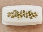 Vintage PYREX Spring Blossom Crazy Daisy Butter Dish & Lid USA