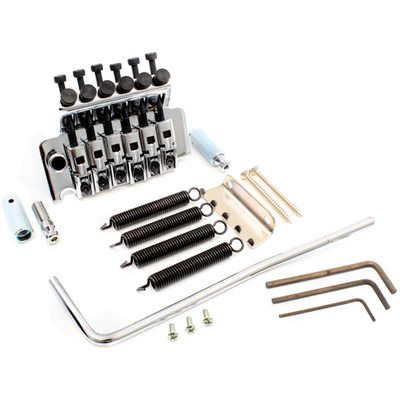 Gotoh Guitar Bridge, GE1996T, Floyd Rose  licensed, Color: Chrome