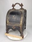 1800's Fireside Coal Bin Antique Log Box Coal Scuttle Purdonium Vintage Regency