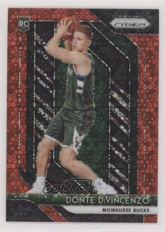2018-19 Panini Prizm Fast Break Red Prizm 48/125 Donte DiVincenzo #246 rj1