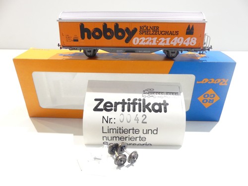 Roco H0 0042 Lim. Werbewagen Kölner Spielzeughaus Hobby der SBB CFF in OVP G5507 | Zustand: Gebraucht