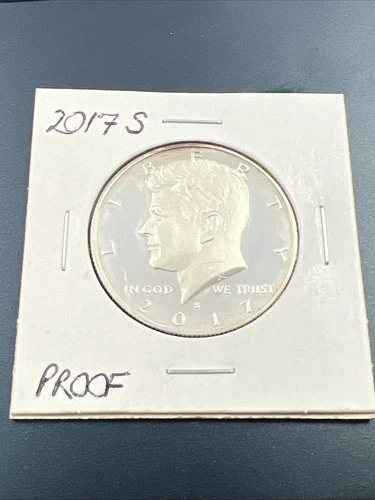 2017-S Kennedy Half Dollar 50c - Silver Proof / Beautiful Coin! - No Reserve!