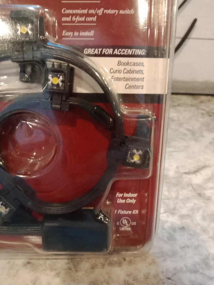 GE Cabinet Flexible LED Light System 18" Length, Plug-In, 6' Cord, Easy Install - Image 2 of 4