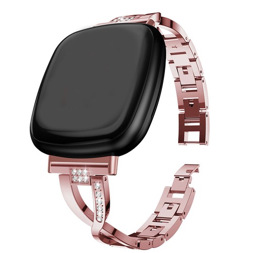 Metal Strap For Fitbit Versa 2/3/4/Sense/Sense 2/Lite Stainless Steel Watch Band - Picture 210 of 212