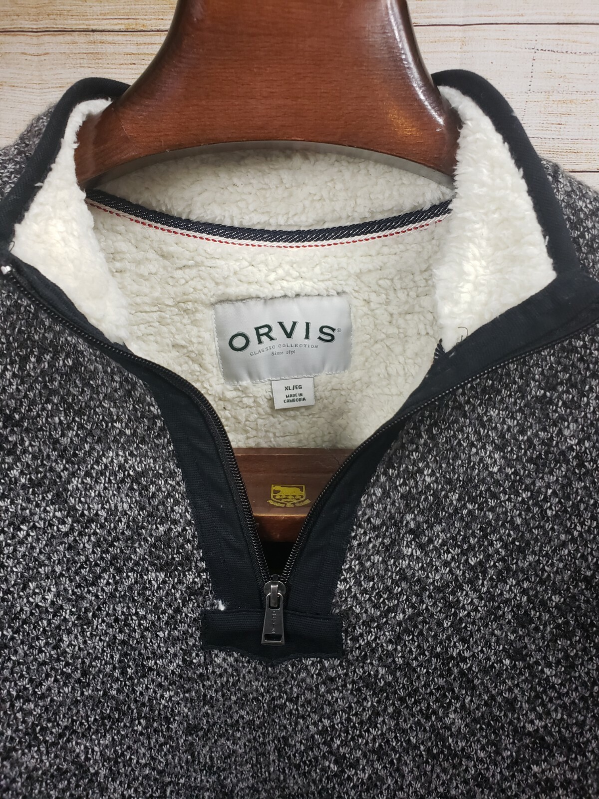 orvis quarter zip pullover