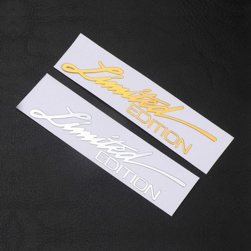 2PCS 3D Limited Edition Logo Emblem Badge Metal Sticker Decal Car Accessories, - Picture 2 of 12