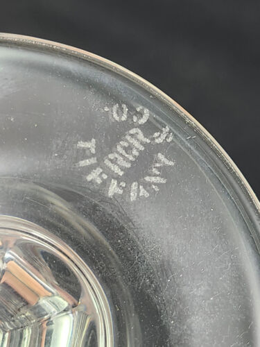 Copa de vino de cristal vintage firmada por Tiffany & Co Newport 6 3/8" - Imagen 4 de 4