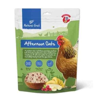 NATURES GRUB Nature's Grub Afternoon Oats Banana & Berry 600g Chicken Poultry Treat Food