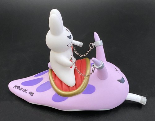 Frank Kozik SIGNED Kidrobot 5" Ride 'Em Bob Slug AUTOGRAPHED Vinyl LE 1000 NEW - Picture 8 of 8