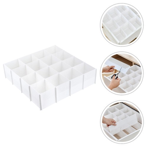 10 Pcs Divider Storage Grid Drawer Dividers Division Boards Clothes Baby