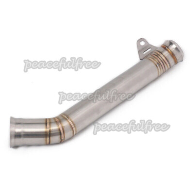 Modified For Duke 690 2012-2018 Exhaust Middle Pipe Connection Stainless Steel