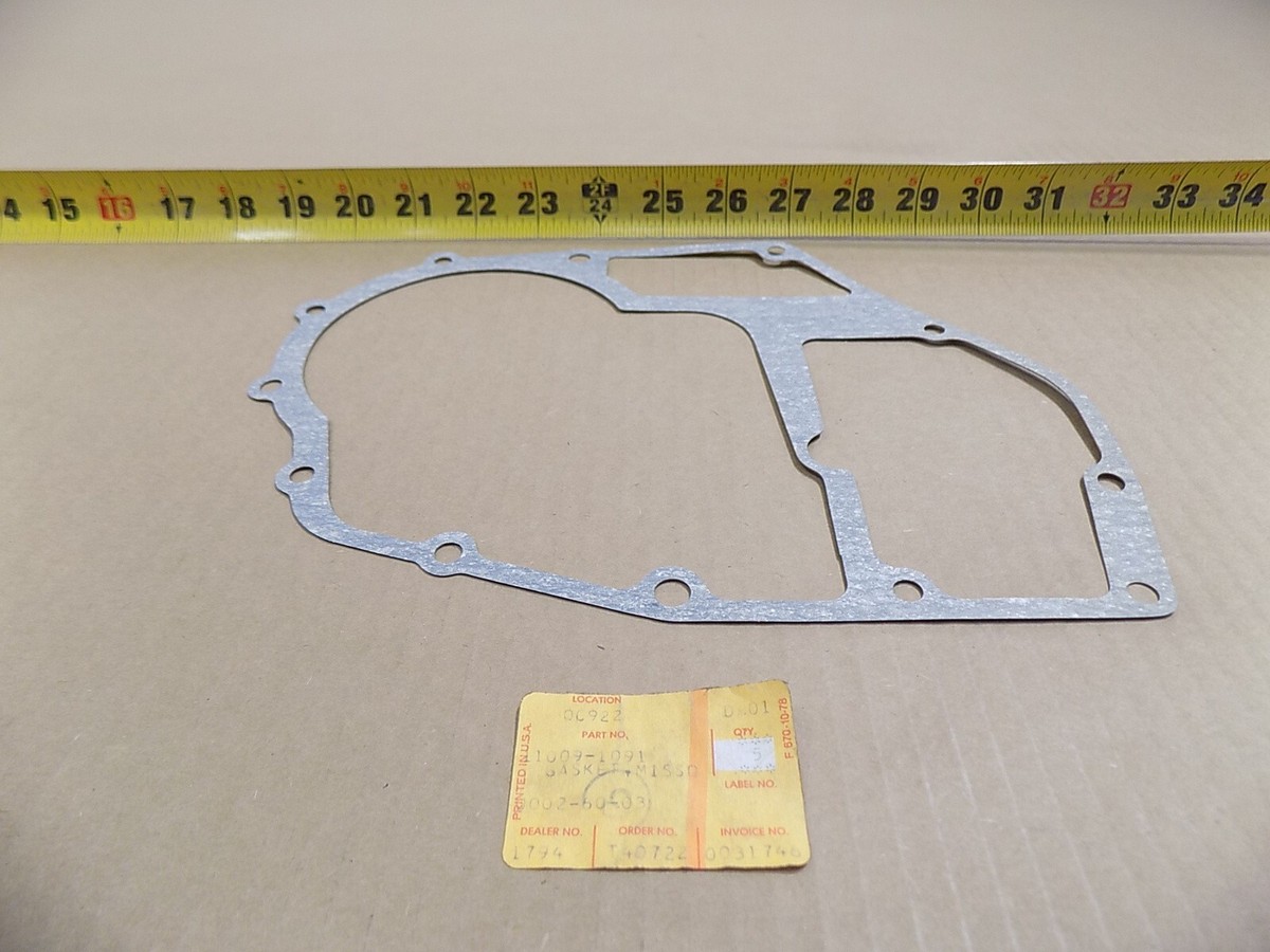 ん NEW OEM NOS KAWASAKI TRANSMISSION COVER GASKET / 11009-1091
