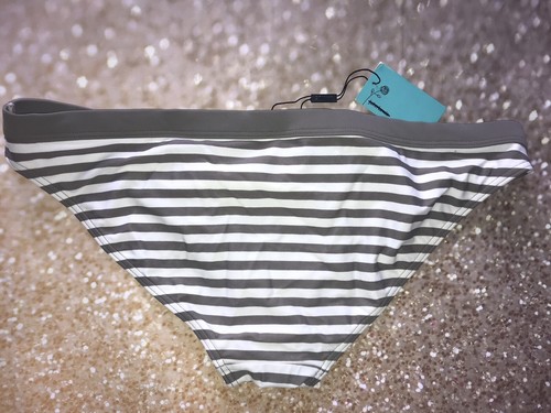 STRIPED BIKINI BOTTOMS SIZES 14-16-18 -JOHN LEWIS, PURPLE/BROWN/GREEN - Picture 4 of 10