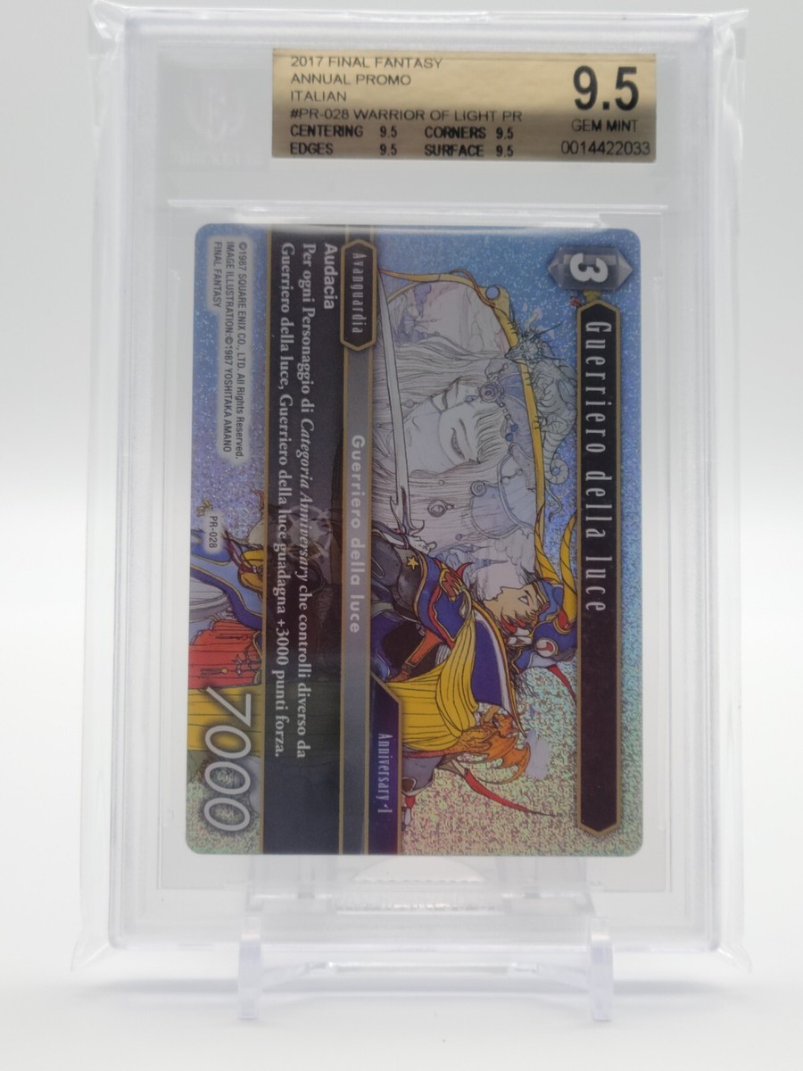 FFTCG Final Fantasy TCG Warrior of Light PR-028 - 7 Card Set All