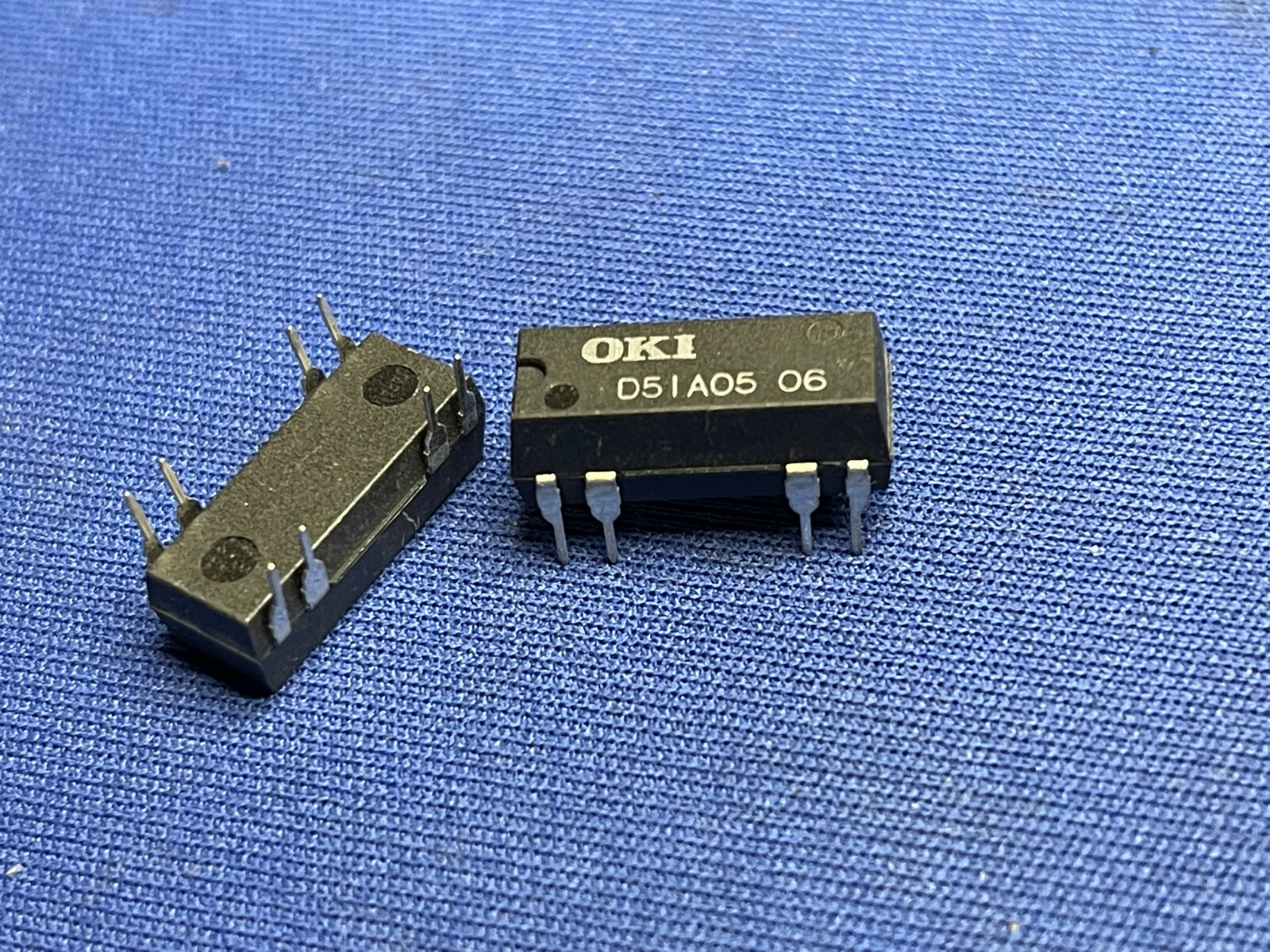 QTY1 D51A05 06 RELAY PC BOARD MOUNT 8PIN VINTAGE NEW LAST ONES eBay