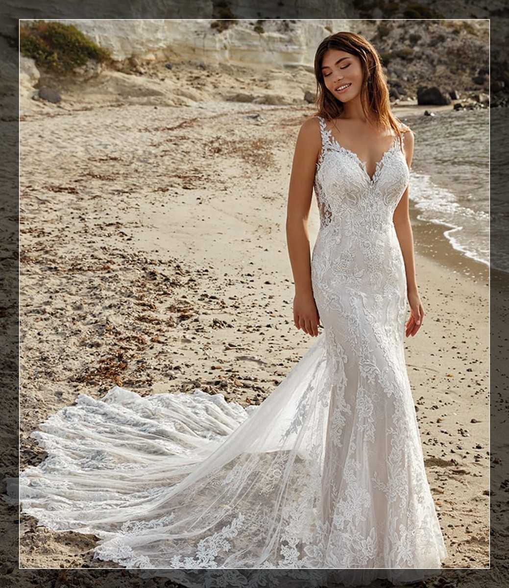 Luxurious Bridal Gown Lace Wedding Dress Bridal Gown Custom made Ivory Mermaid | eBay Luxurious Bridal Gown Lace Wedding Dress Bridal Gown Custom made Ivory Mermaid | eBay