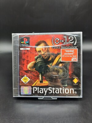 C-12 Final Resistance   PS1 Spiel   PAL   Neu / Sealed   Gut