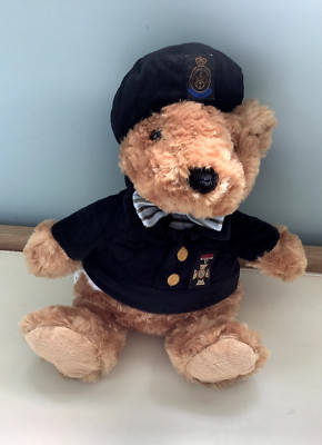 Vintage 2 in 1 Buzz Bingo Zahlenball 75 HM Streitkräfte Veteran Teddybär 