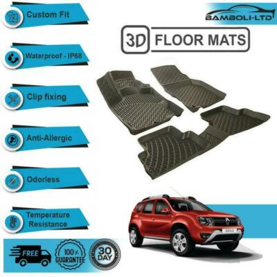 3D Molded Floor Mats Liner Interior Protector Fit for Dacia Duster 2WD 2017>Up