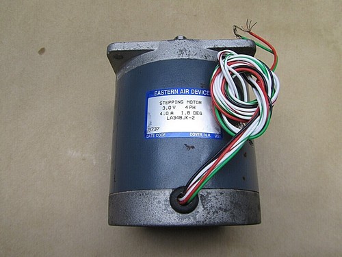 EASTERN AIR DEVICES LA34BJK-2 STEPPING MOTOR 3 volt / 4 AMP 1.8 DEGREE