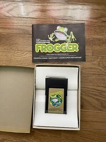 Frogger Boxed w/ Manual 1983 For Intellivision Tandyvision  & Sears Super Arcade