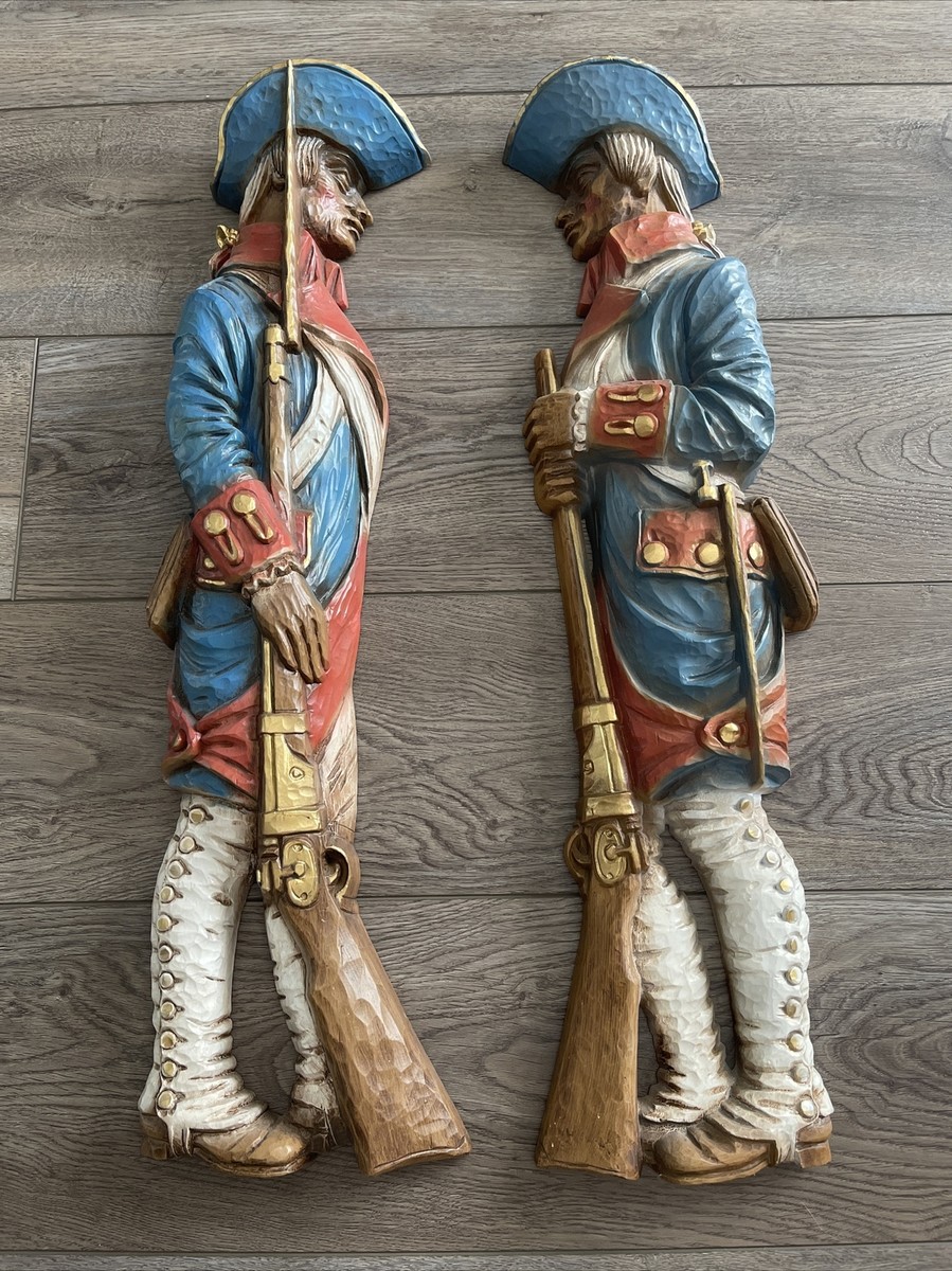 □ビンテージ ディスプレイ□ウエスタン ガンマン□木彫り□アメリカ製