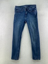 Calvin Klein Womens Size 2 Medium Wash Mid Rise Slim Boyfriend Denim Jeans