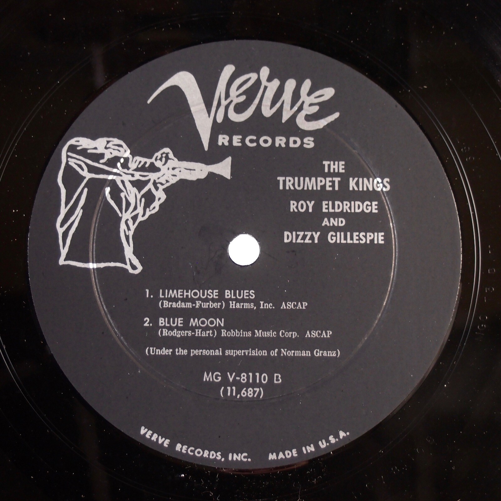 ROY ELDRIDGE, DIZZY GILLESPIE Trumpet Kings US Verve Trumpeter DG Jazz