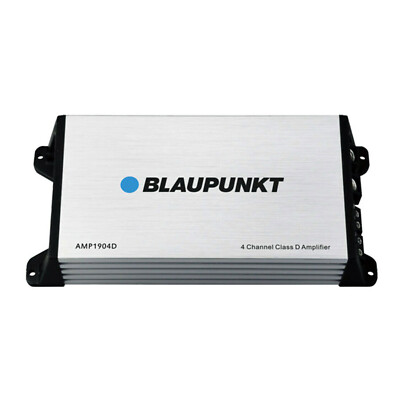 Blaupunkt AMP1904D 4 Channel 1800 Watts Universal Car Speaker Amplifier Class D