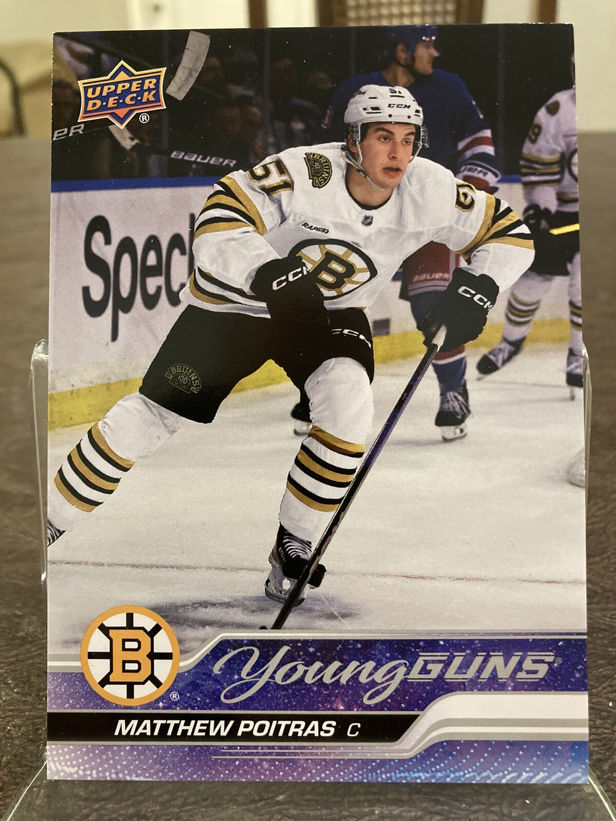 2023-24 Upper Deck Series 2 Matthew Poitras Jumbo Oversized Young Guns #478