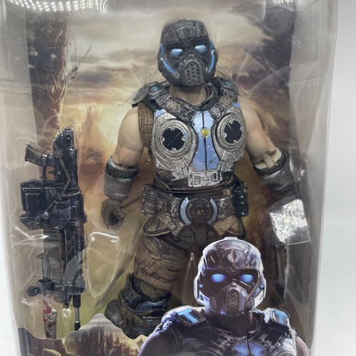 NECA GEARS OF WAR 3 SERIES 3 COG SOLDIER GAMING ACTION FIGURE RETRO LANCER NEW - Picture 2 of 10