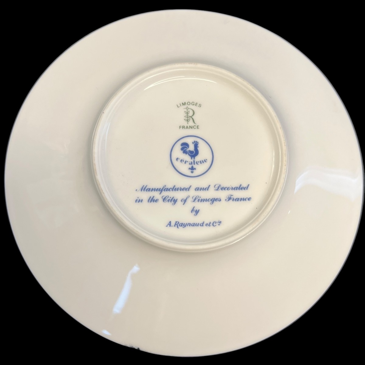 Perfect Raynaud Limoges Ceralene Festivites Set of 4 Saucers | eBay