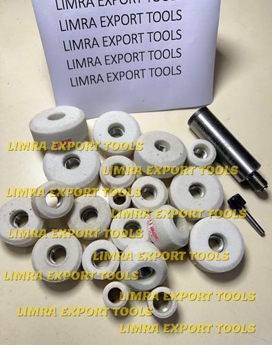 ACTOOLS 24-Piece Valve Seat Grinding Kit With Stones, Dresser, 14 Pilots & Holder – Fix Up Your Engine Valves Like A Pro