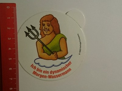 Aufkleber/Sticker: Kellogg dynamischer Morgen Wassermann (031016183)