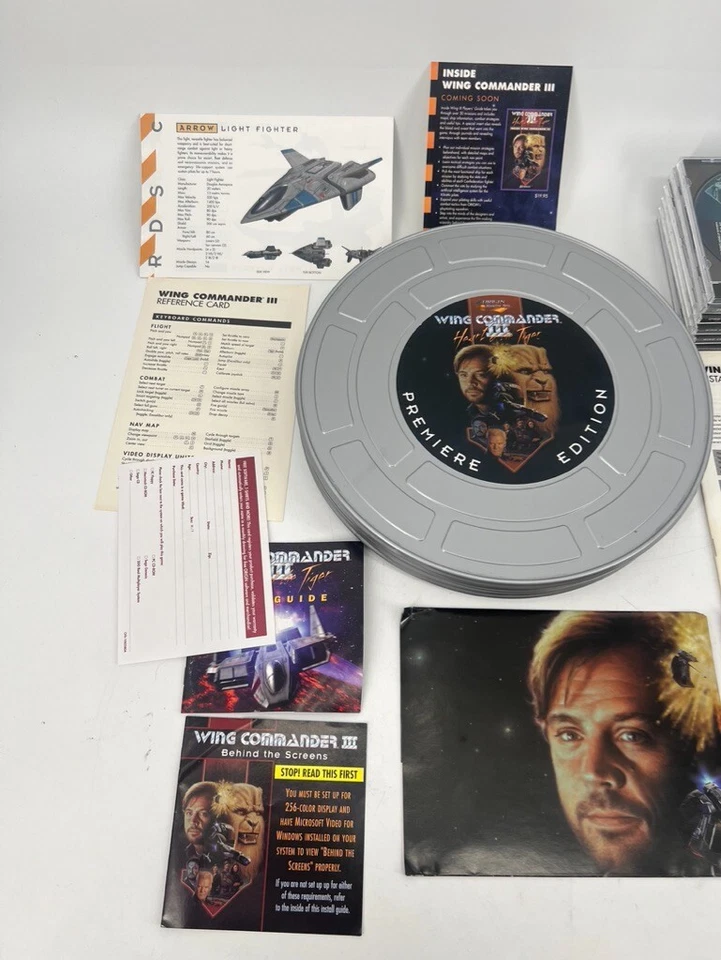 Wing Commander III Premiere Edition - English - PC CD-ROM - BIG Box Top - NEW - Image 2 of 4
