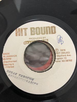 REVOLUTIONARIES Break Through JAMAICA 7'' VINTAGE REGGAE 70 s CHANNEL ONE DUB VG