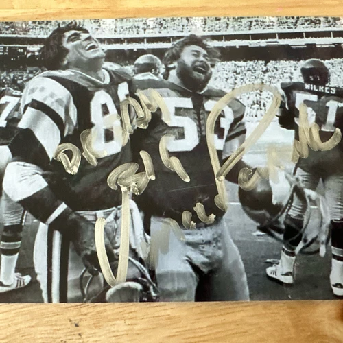 Philadelphia Eagles VINCE PAPALE Signed 4x6 Photo INVINCIBLE Auto Dream Big