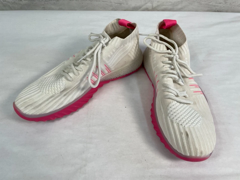 Zapatillas deportivas Danskin para mujer blancas/rosas de punto positivo talla 8 Foto 3 de 4