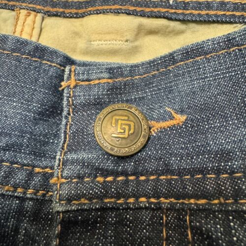 VTG State Property Jeans Mens 38 Dark Wash Baggy Skater Hip Hop Y2K 00s Rocawear - Picture 12 of 18