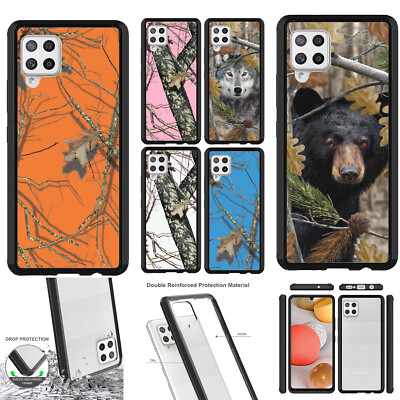 Case For [Samsung Galaxy A42 5G][BLACK BUMPER][Clear TPU Shield SET13]