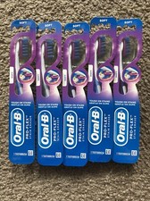 5X: Oral B Pro-Flex w/ Stain Eraser Toothbrush Soft- Assorted Colors