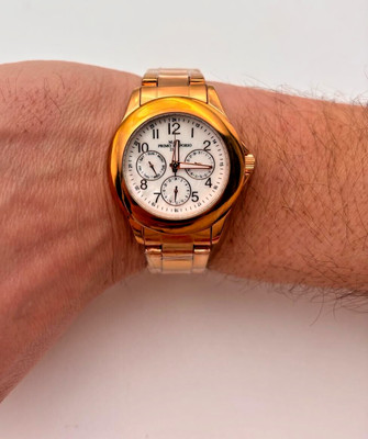 Armbanduhr M&M Primo Emporio Multifunktions- Day Date Dial Perlmutt Rostbraun