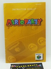 Mario Party Nintendo 64 N64 Original Instruction Booklet Manual Only