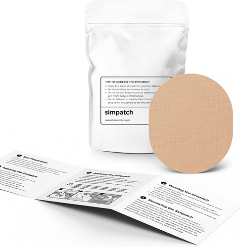 Parche adhesivo universal (paquete de 25) - adhesivo impermeable, parches CGM (beige) - Imagen 2 de 7