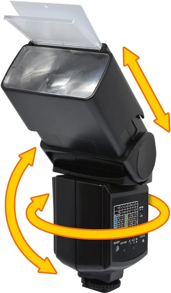Precision Design DSLR450V High Power Auto Flash with LED Video Light. New. - Image 3 of 4