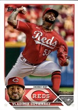 2023 Topps Vladimir Gutierrez #198 Cincinnati Reds