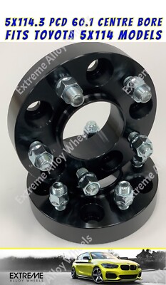 Passend für Toyota Alphard C-HR Chaser 30mm Alufelgen Spurverbreiterung Anschraubbar 5x114 60,1 x 2