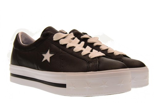 Converse scarpe donna sneakers basse platform 562734C ONE STAR PLATFORM OX  A18 | eBay