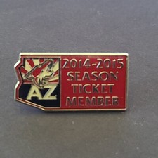 2014-2015 NHL Arizona Coyotes Season Ticket Member Lapel-Hat Pin