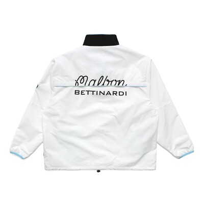 Malbon x Bettinardi Fat Cat 1/4 Zip Jacket - White - Size Malbon x Bettinardi Fat Cat 1/4 Zip Jacket - White - Size